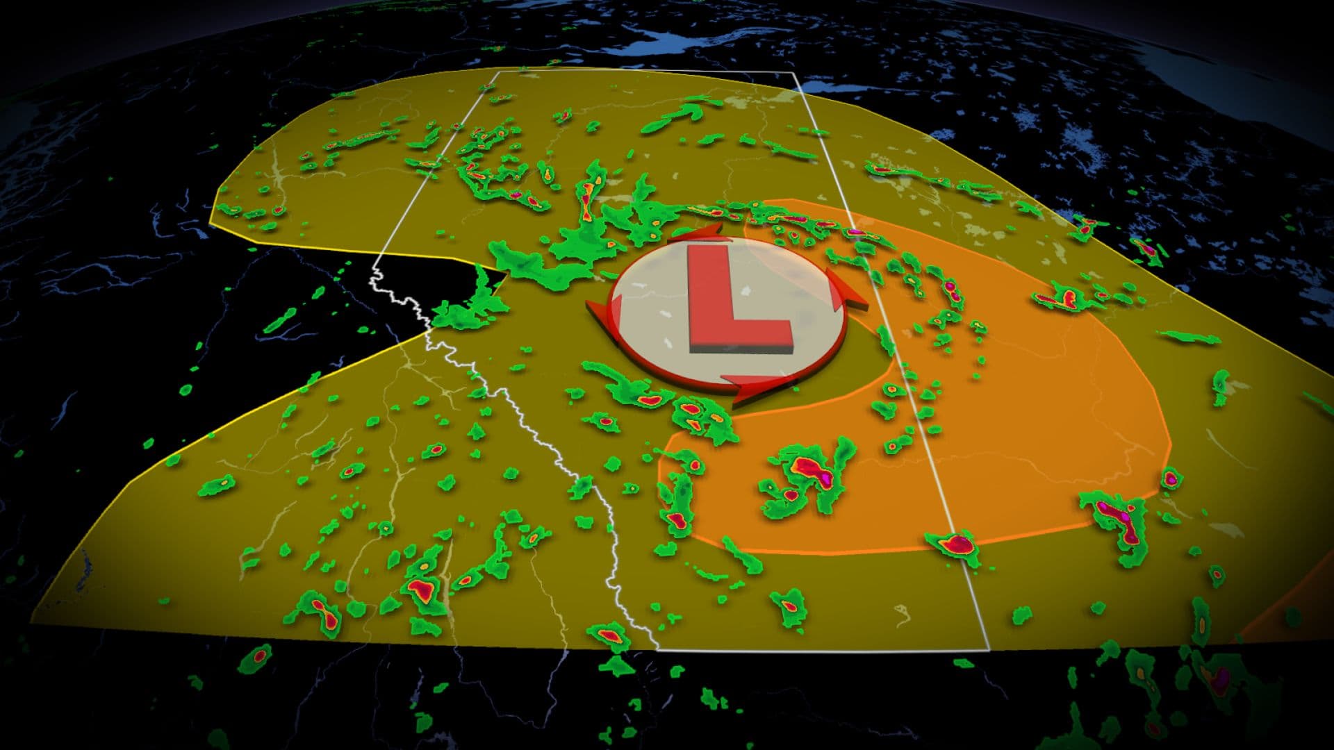 Severe Storms and Tornado Warnings Sweep Eastern Alberta
